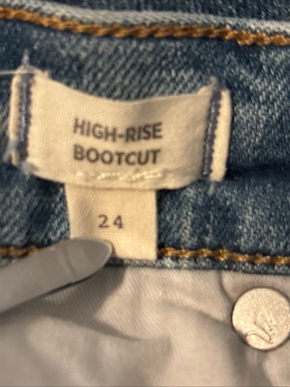 Madewell Women’s High-Rise Bootcut Jeans Medium Wash Size 24 Stretch Denim EUC - Picture 9 of 10